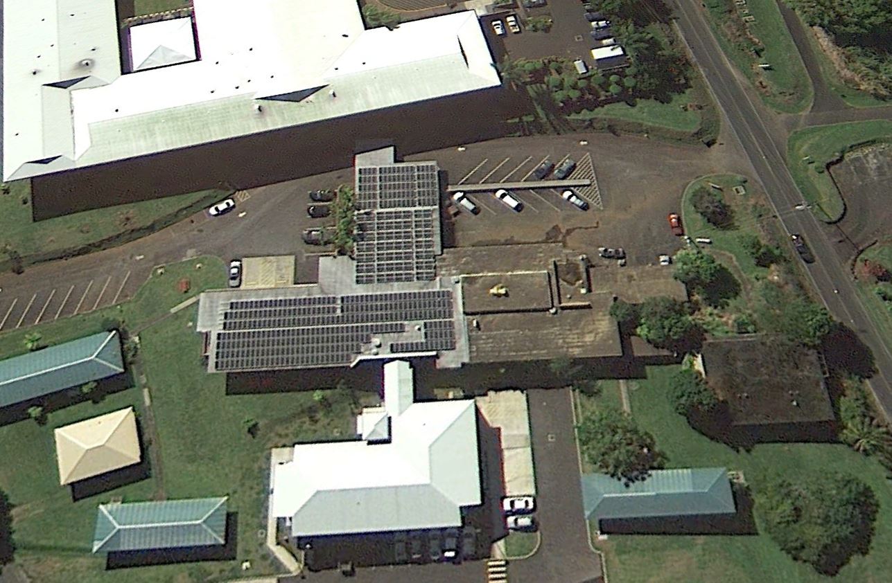 photo of University of Hawaii at Hilo North Hawaii Education and Research Center photo voltaic system