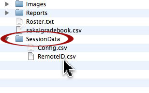 RemoteID.csv file in SessionData folder
